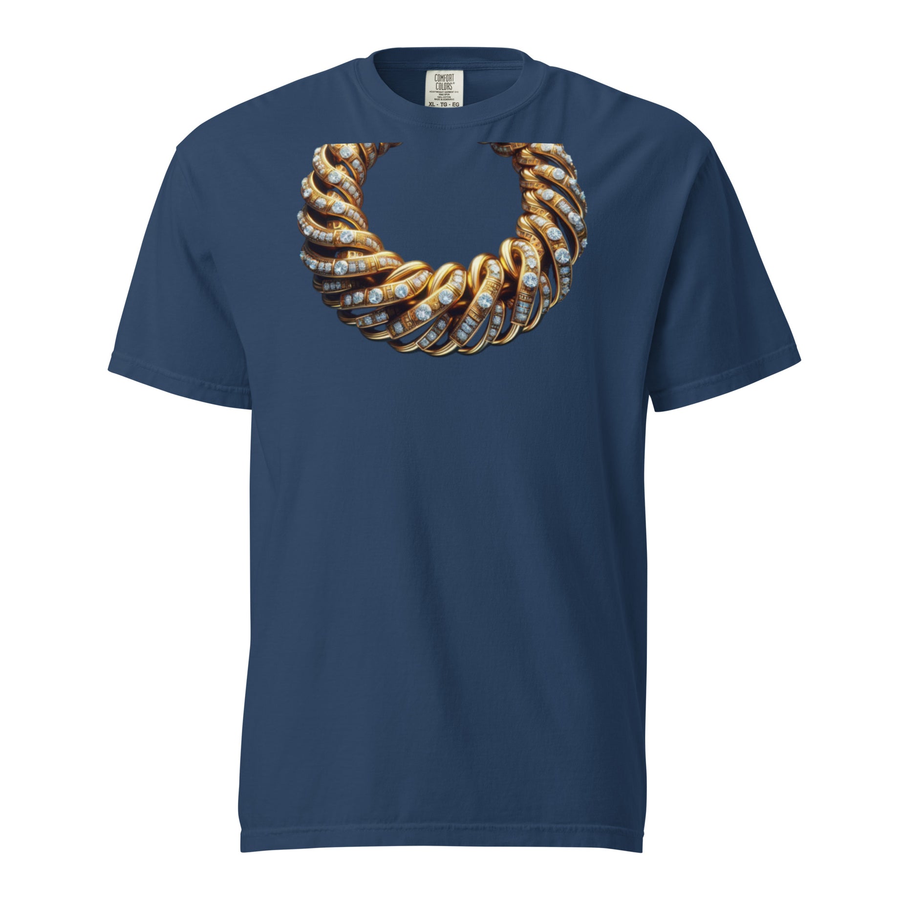 Fat Gold Chain Unisex garment-dyed heavyweight t-shirt